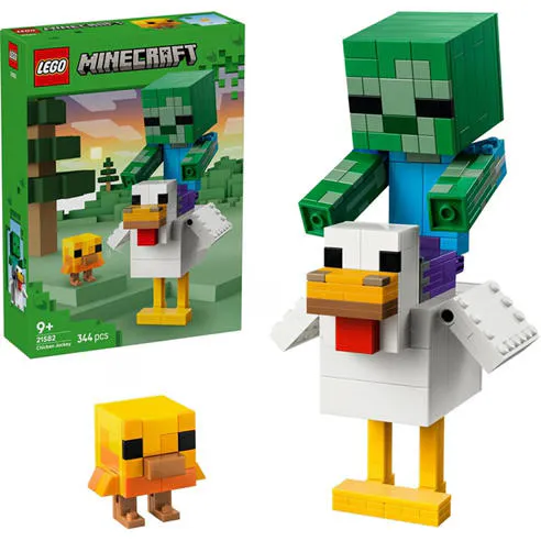 LEGO Chicken Jockey Minecraft Building Block