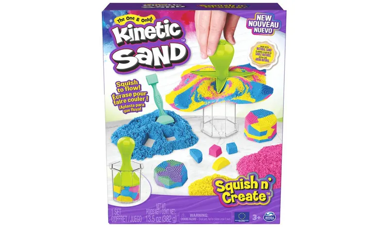 Kinetic Sand Squish N' Create Playset