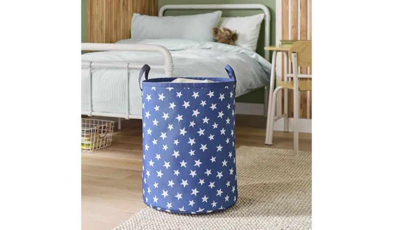 Argos Home 62.8 Litre Star Laundry Bag - Blue