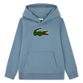 Lacoste Kids' Patch Over the Head Cotton Hoodie