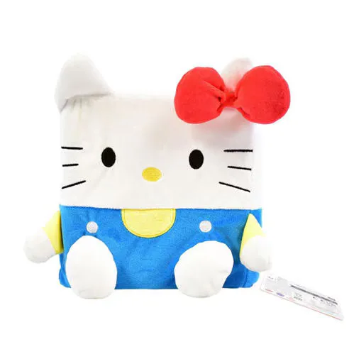 Hello Kitty Kids' Cubeez Hello Kitty Overalls Plush Toy
