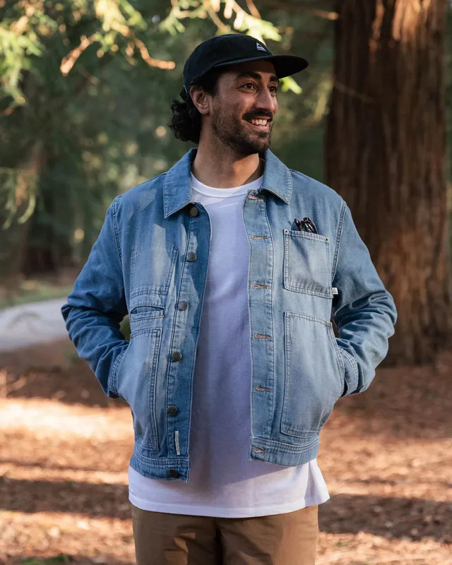 Passenger Clothing Vantage Denim Jacket - Light Wash Denim