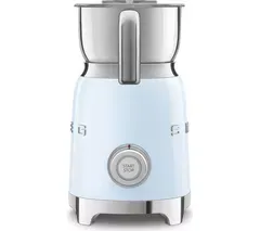 SMEG MFF11PBUK Electric Milk Frother - Pastel Blue
