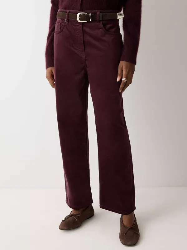 Jigsaw Delmont Velvet Tapered Jeans