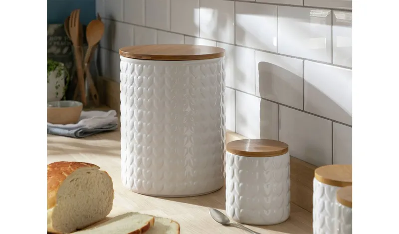Habitat Ceramic Pack of 3 Canisters