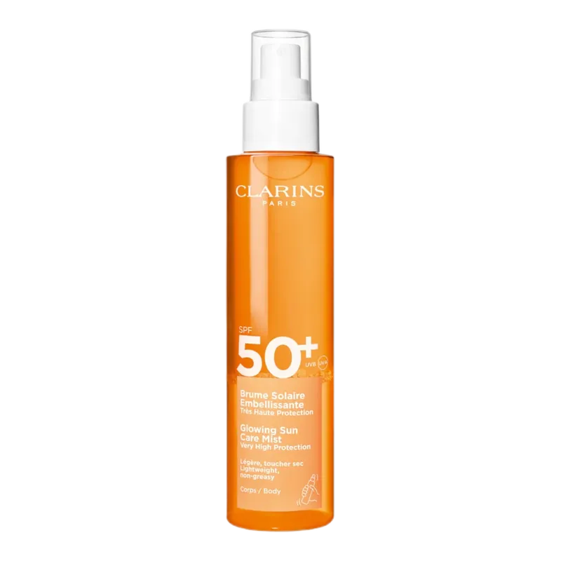 Clarins Glowing Sun Care Mist Very High Protection for Body SPF50+