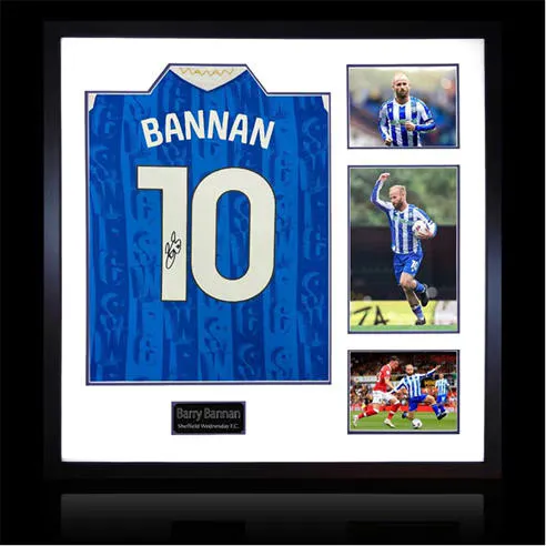 The Fan Cave Barry Bannan Signed SheffieldWednesday 25/26 Shirt