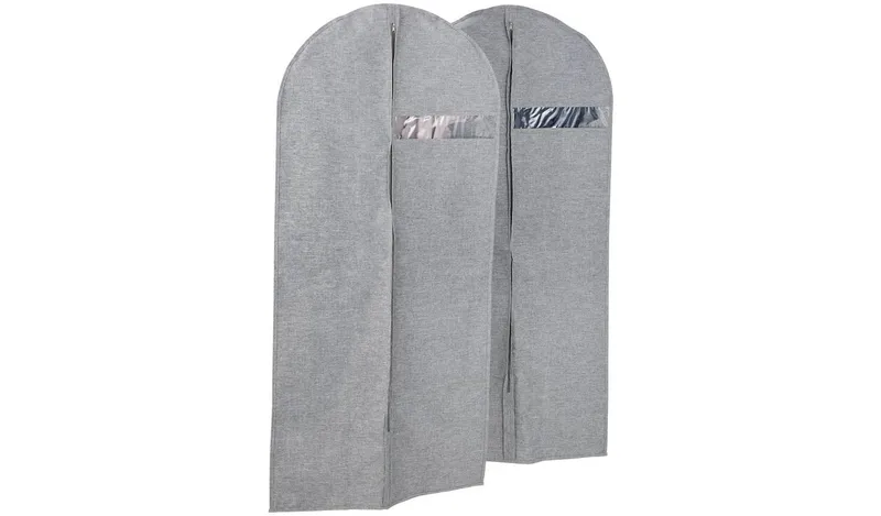 Habitat Pack of 2 Dress Covers - Grey