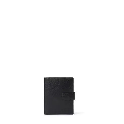 Osprey London Men's Passport Holder Leather Embossed Billfold Wallet