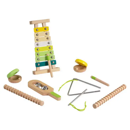 Tooky Toy 5-in-1 Wooden Music Set