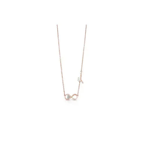 Guess Rose gold infinity necklace