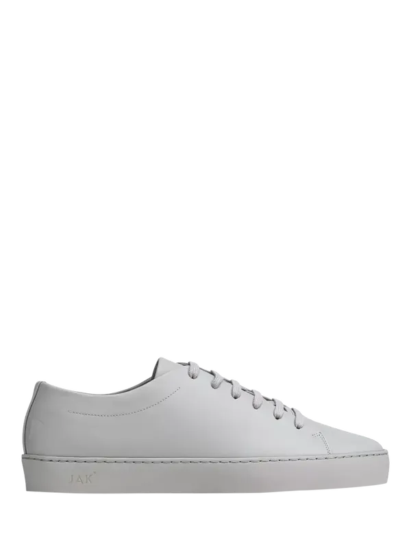 JAK Royal Leather Trainers, Light Grey