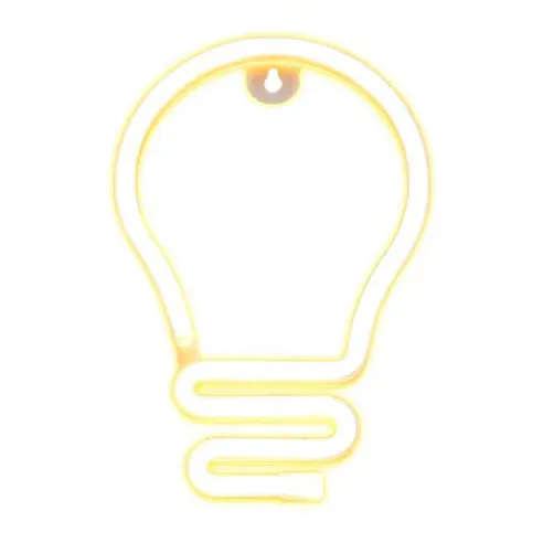 Litely Bulb LED Yellow Neon Light