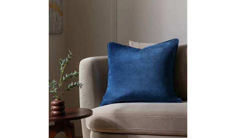 Habitat Velvet Cushion - 55x55cm