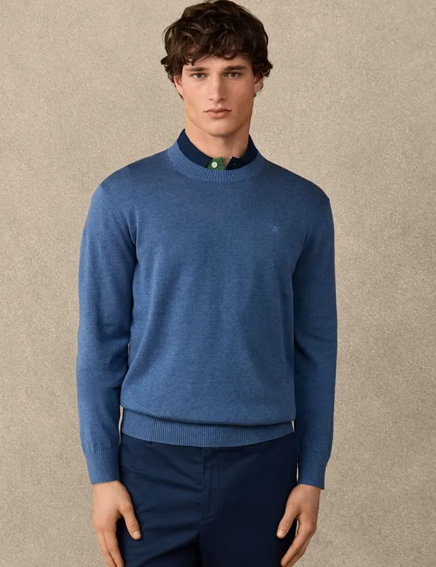 Hackett Pure Cotton Crew Neck Sweatshirt