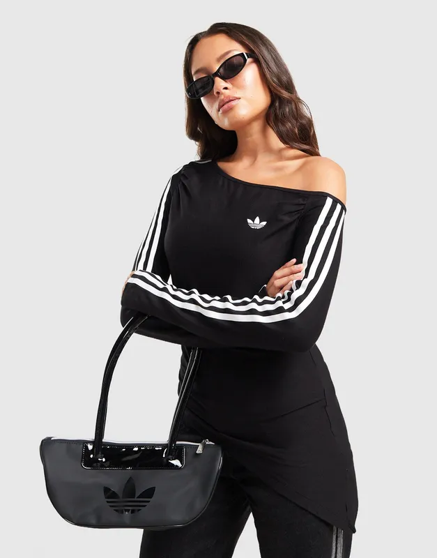 adidas Originals Long Sleeve Asymmetric One Shoulder Top
