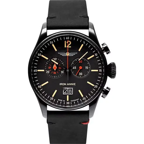 Iron Annie Flight Control Stainless Steel Classic Analogue Watch