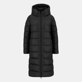 Barbour International Women's Olivios Lightweight Hooded Long Puffer Jacket