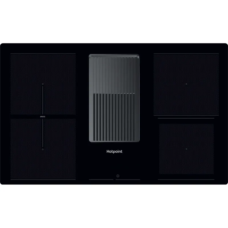 Hotpoint PVH92BUK 83cm 4 Burner Vented Induction Hob - Black