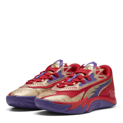 Puma Men's Scoot Zeros II Gold Basketball Trainers