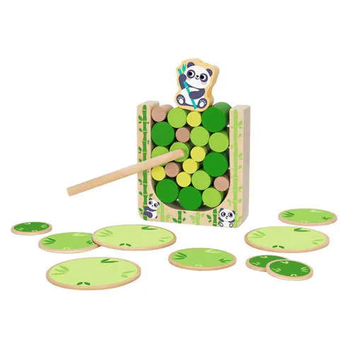 Tooky Toy Panda Timber Tumble