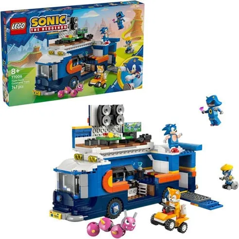 LEGO® Sonic the Hedgehog™ 77006 Team Sonic Command Truck Toy Gaming Merch