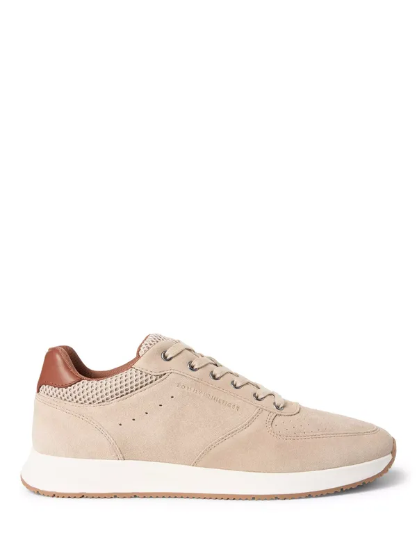 Tommy Hilfiger Newport Suede Trainer, Beige