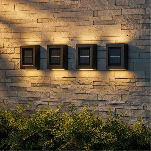 Streetwize Solar Wall 2 Way Light 4-Pack