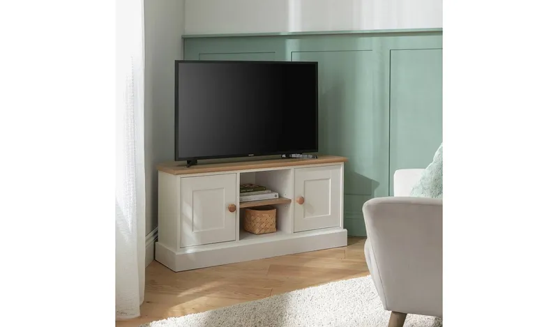 Argos Home Winchester 2 Door TV Unit - Cream