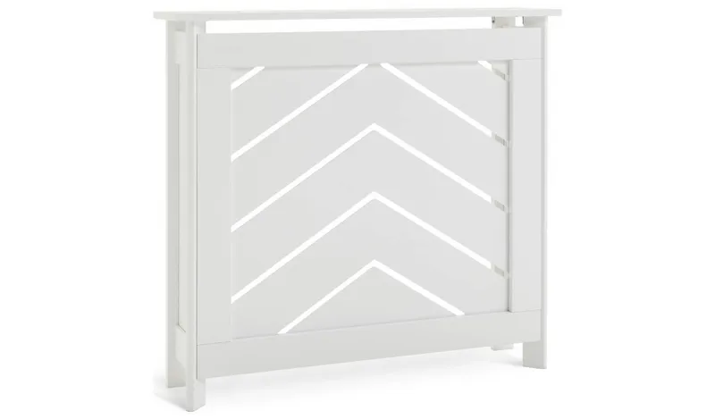Habitat Chevron Mini Radiator Cover - White