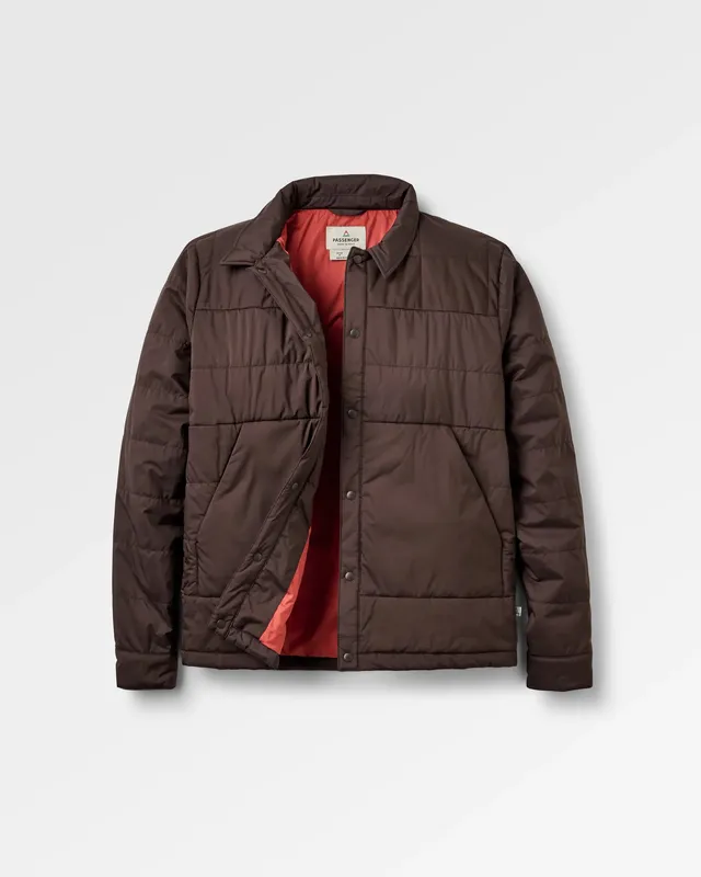 Passenger Clothing Vanlifer Insulated Overshirt - Espresso