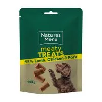 3 x 100g/70g Natures Menu Dog Treats - 2 + 1 Free! *