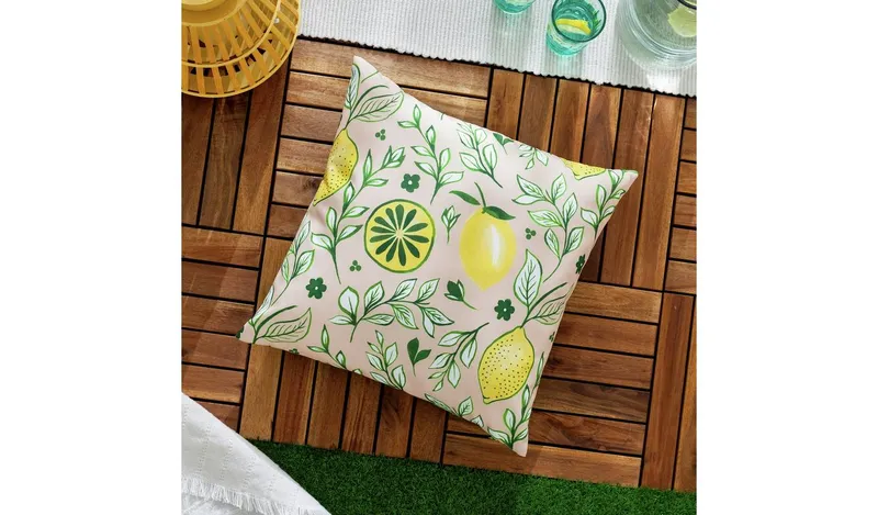 Furn Citronello Printed Multi Outdoor Cushion
