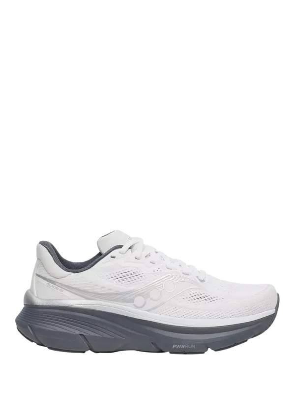 Saucony Men's Guide 19 Running Shoes, White/Shadow