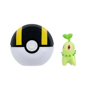 Pokemon Clip 'N' Go Chikorita and Ultra Ball Figure