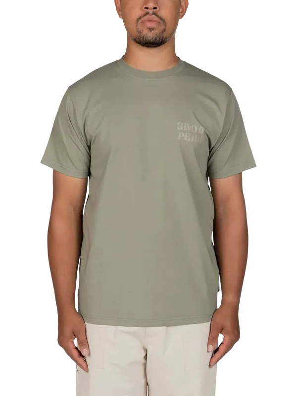 Snow Peak Camping Graphic T-Shirt, Olive