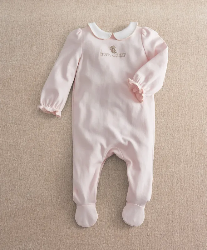 Mamas & Papas Pink Born In 2027 All In One