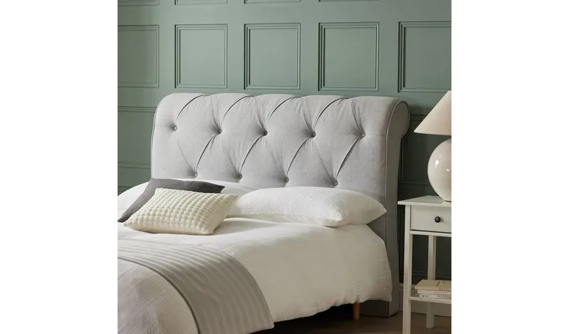 Habitat Charlotte Double Headboard - Grey