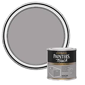 Rust-Oleum Painter's Touch Mocha Matt Multi-room Furniture paint, 250ml