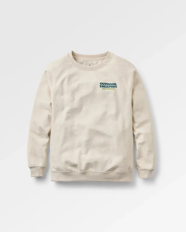 Passenger Clothing Patch Sweatshirt - Milky Marl