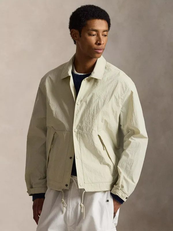 Polo Ralph Lauren Woven Windbreaker Jacket, Basic Sand