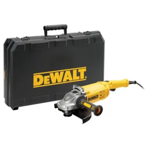 DEWALT DWE492K-GB Large Corded Angle Grinder 230mm With Kit Box 240V - 2200W