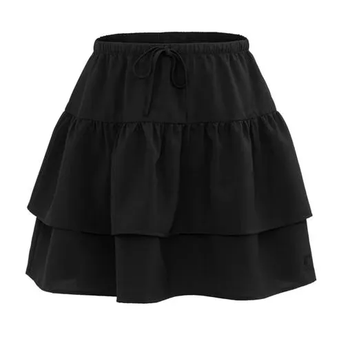 SoulCal Women's Soul Linen Tiered Skirt
