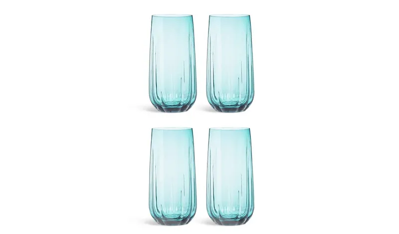 Habitat Japonica Set of 4 Hi Ball Glasses