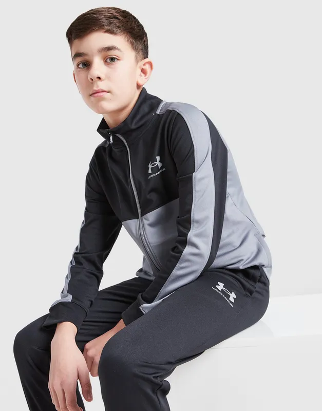 Under Armour Rival Colour Block Knit Tracksuit Junior