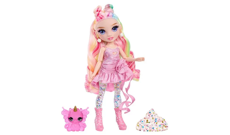 Rainbow High Shimmers With 11Inch Bella Slime Doll