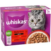 Whiskas 1+ Meaty Meals in Gravy