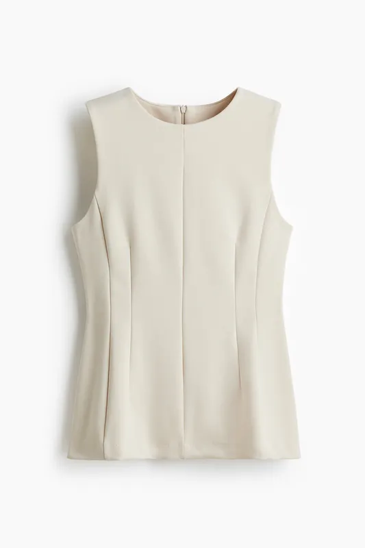 Ponte di Roma peplum top