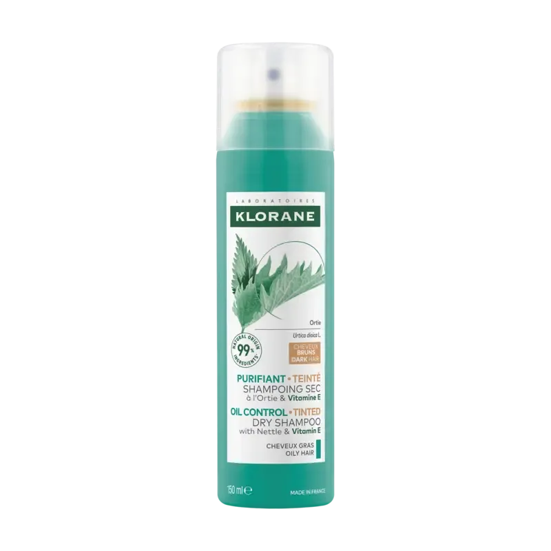Klorane Dry Shampoo with Nettle for Oily, Dark Hair