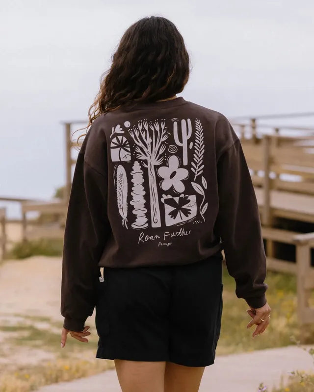 Passenger Clothing Roam Further Sweatshirt - Espresso